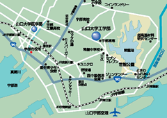 常盤キャンパス周辺地図